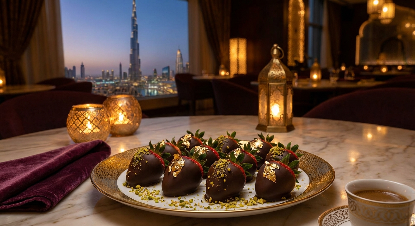 Dubai Chocolate Strawberries